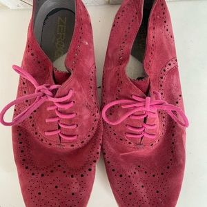Zero brand hot pink suede sneaker loafer size 11